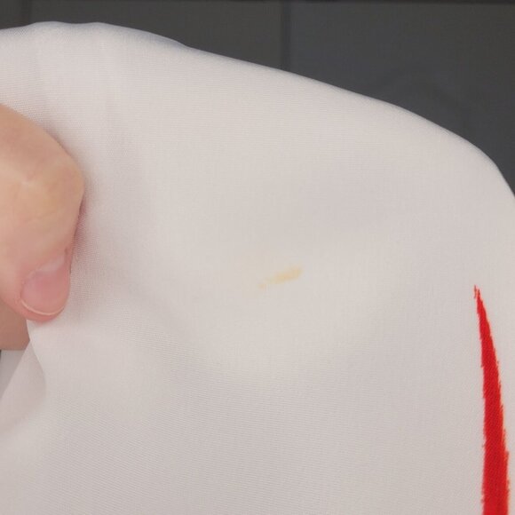 D Clothing Skulls & Flames Shirt Sz XL Button Up Short Sleeve Small Spot See Pic - Picture 5 of 11